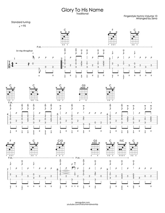 Fingerstyle Hymns Volume 10 | Guitar TABs & Sheet Music