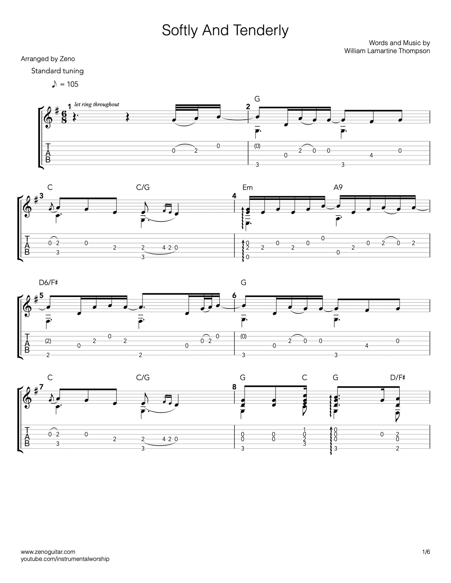 Softly And Tenderly (IH)