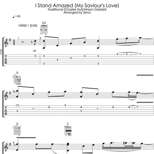 I Stand Amazed (My Saviour's Love)