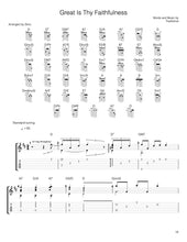 Load image into Gallery viewer, great is thy faithfulness guitar tab and sheet music
